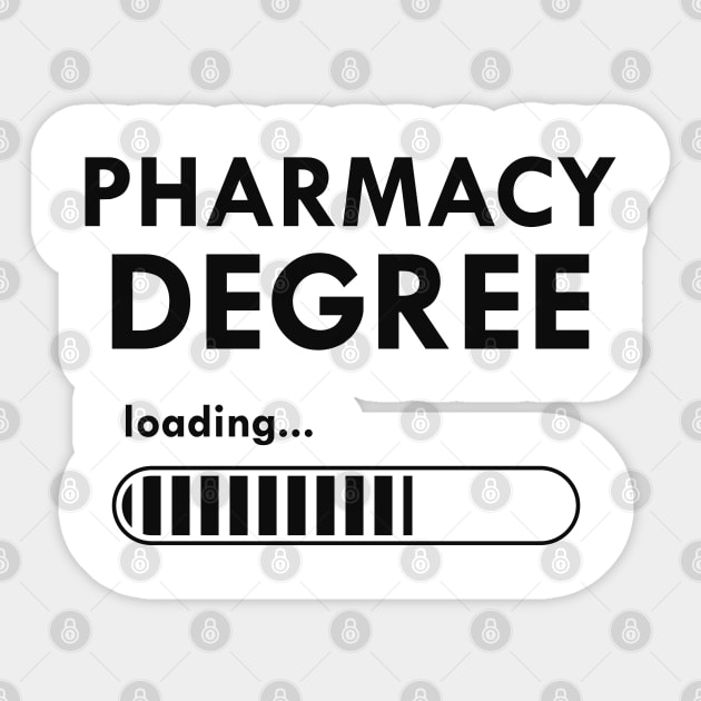 Pharmacy Student - Pharmacy degree loading Sticker by KC Happy Shop